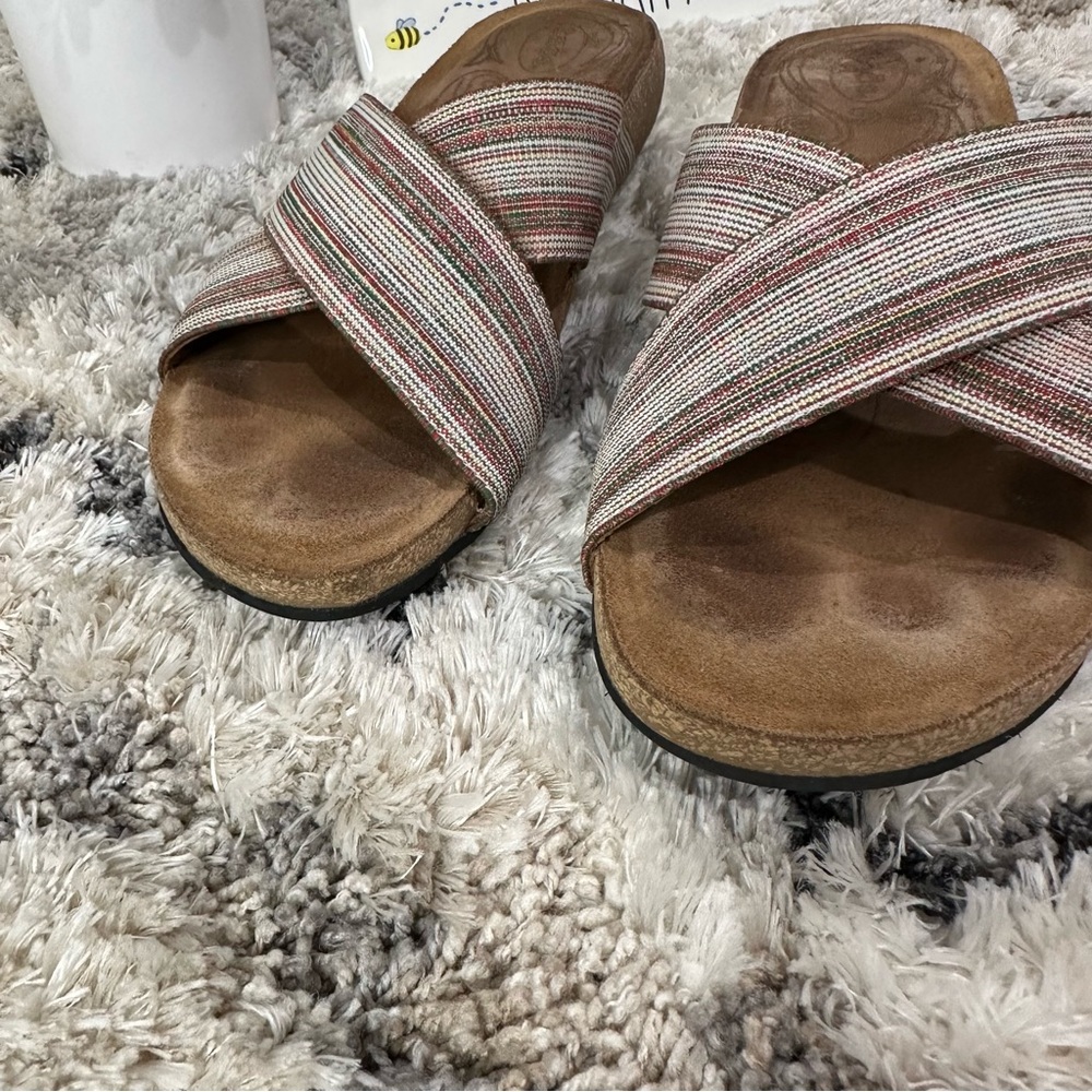 Taos Footwear Striped Sandals - Picture 6 of 6